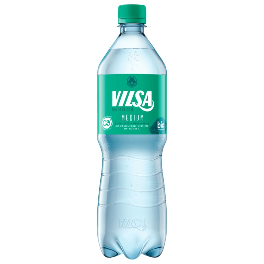Vilsa Bio Mineralwasser Medium 1l